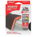 Diablo ULTRAflex Sanding Sponge Assorted Pack, 5 in L, 4 in W, 60, 100 Grit, Fine, Medium DFPFLEXMEF06G